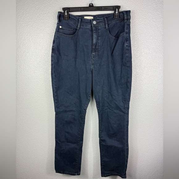 Pilcro Denim - Pilcro Anthropologie Jeans Women’s 31 Dark Blue Wash Straight Leg Causal Stretch